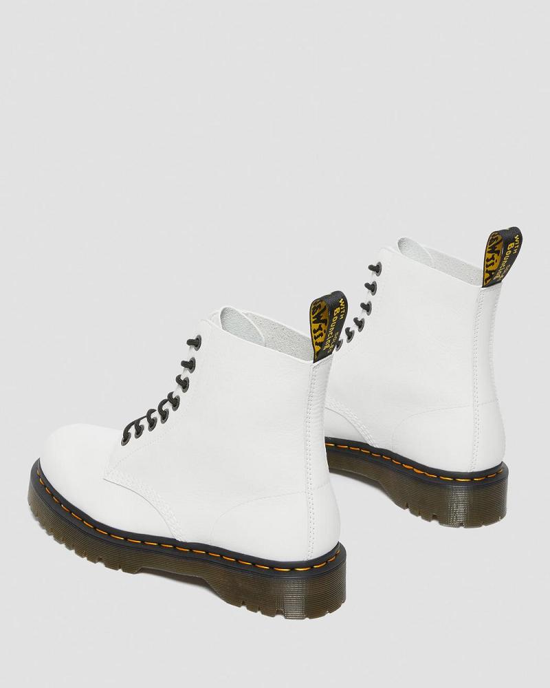 Dr Martens 1460 Pascal Bex Pisa Leren Veterlaarzen Dames Wit | NL 596GSO